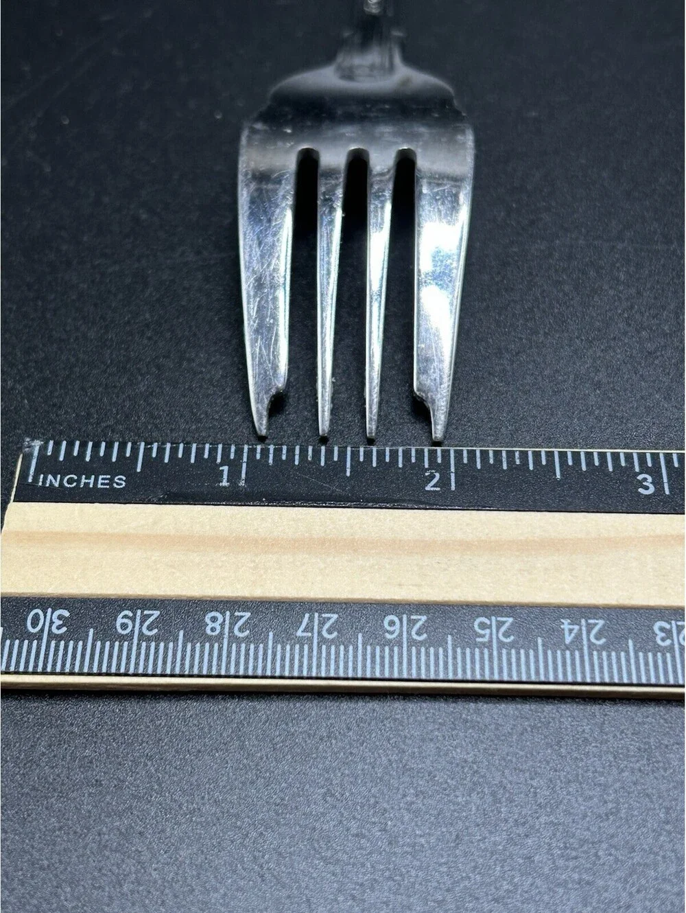 Vintage Set Of 4 Towle Hotel Kings Salad Forks Stainless Flatware Shell Handle